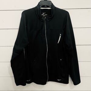 Nike navy dri fit jacket